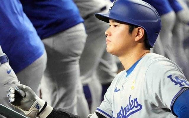 大谷翔平、DH解除で8回途中交代　大量点差で休養優先か…4の0で3戦連発ならず