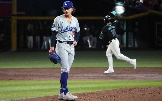 ド軍14失点大敗、ロバーツ監督は新人左腕に苦言…マイナー降格を即決「明日は誰かを」