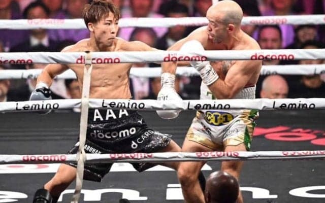 “モンスター”井上尚弥が7回TKOでV2達成！曲者ドヘニーは腰を抑えて戦意喪失