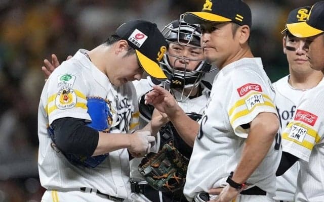 首位の鷹に激震、守護神の松本は抹消へ　右肩痛で緊急降板「ずっとギリギリの状態」