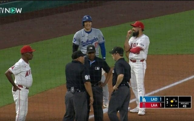 何やってんだ？ 大谷翔平の“再会シーン”が「なんか泣ける」 エンゼルス元同僚とのじゃれあいが「めっちゃ嬉しそう」 