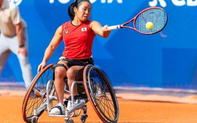 上地結衣、2時間超の熱戦を制して銀メダル以上確定。金メダルをかけて絶対女王に挑む [パリパラリンピック]