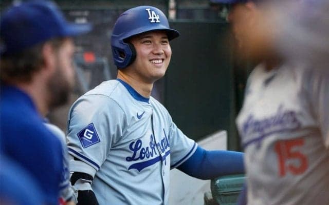 滲む“大谷愛”…エ軍の演出が「面白すぎる」　打席で起きた異変にファン注目「完璧だ」