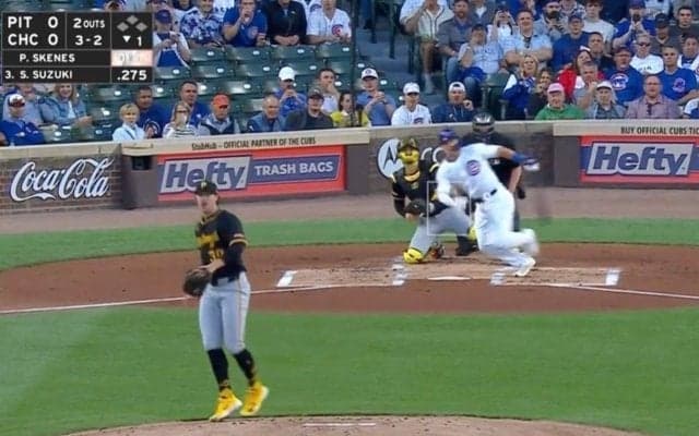 鈴木誠也が“怪物打ち”で「ビビらせた」 160キロ超え剛速球を“どん詰まりパワー打”で「大谷さんだけじゃない」