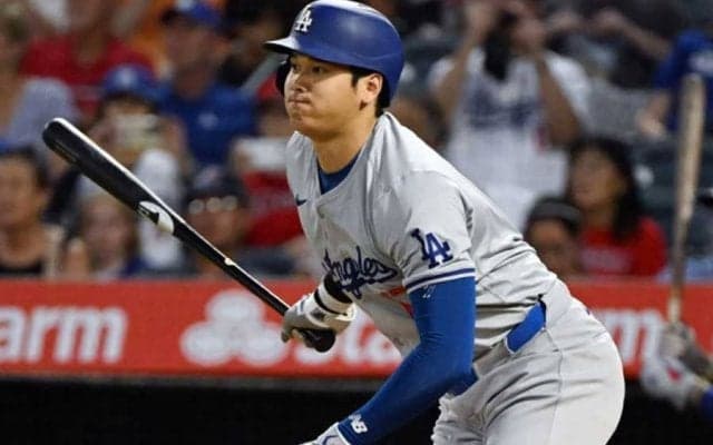 大谷翔平、またMVPトリオ唯一の出場　大量7点差で“捨て試合”に…ベッツら主力6回途中交代