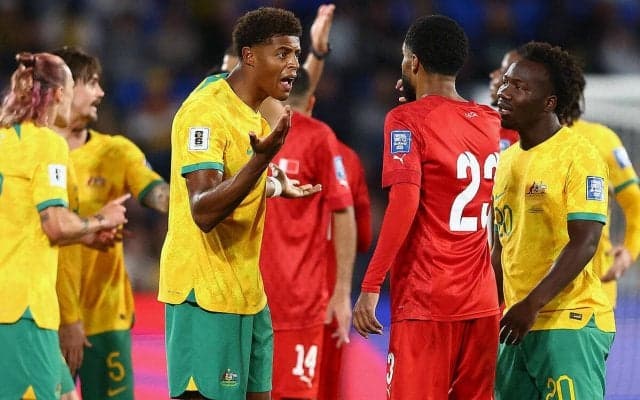 攻撃停滞に退場響いたオーストラリアがホームで黒星発進…劇的勝利のバーレーンは10日にうホームで日本戦【2026W杯アジア最終予選】