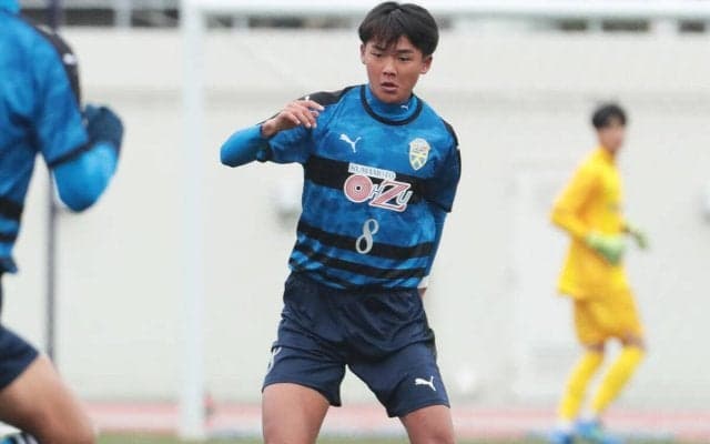 清水が大津高校のU-18日本代表MF嶋本悠大の来季加入内定を発表「1日でも早く清水エスパルスのエンブレムを背負ってプレーできるように頑張ります」