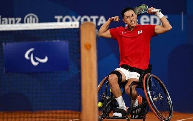 小田凱人、世界4位を下して金メダルに王手！単複で銀メダル以上確定[パリパラリンピック]