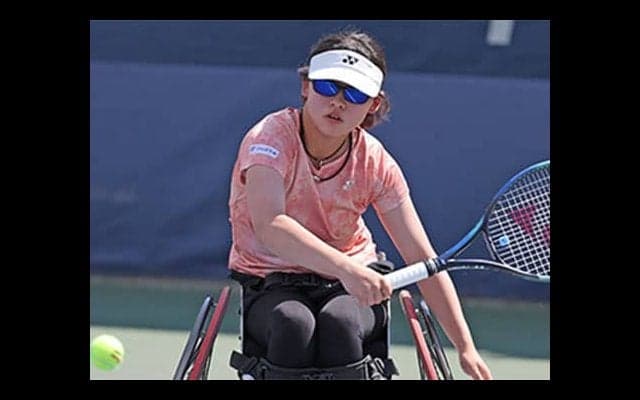  髙室侑舞 全米OP車いすJr単複2冠達成 