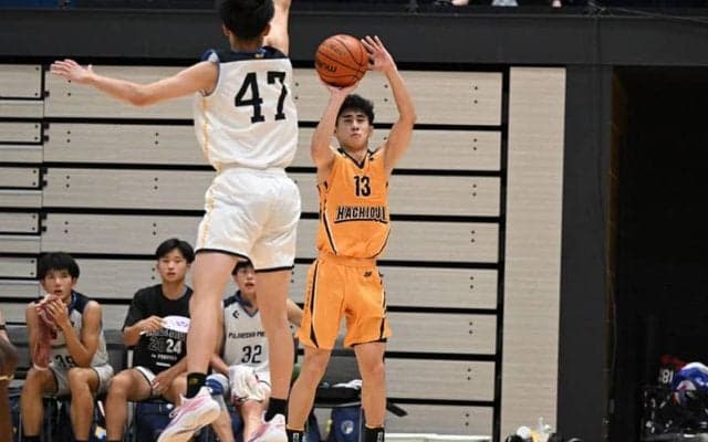 前半で2ケタリードをつかんだ八王子学園八王子…開志国際の猛追いなし大会初戦白星／U18トップリーグ男子