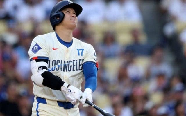 大谷翔平、2戦ぶり無安打もド軍連敗ストップ　特大飛球も46号お預け…優勝M15点灯