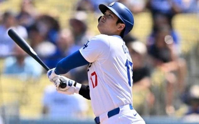 大谷翔平、自己最多タイ46号は特大137m　史上初「46-46」達成、アジア勢最多あと1本