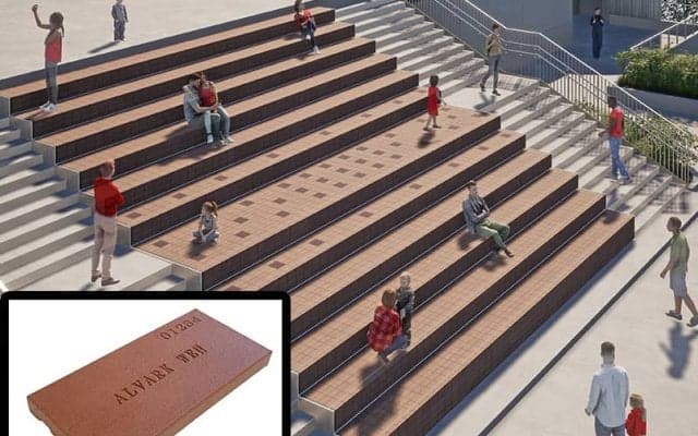 A東京の新アリーナに設置するレンガ“刻印権”販売…『MEMORIAL BRICKS』最高27万5000円のプランも