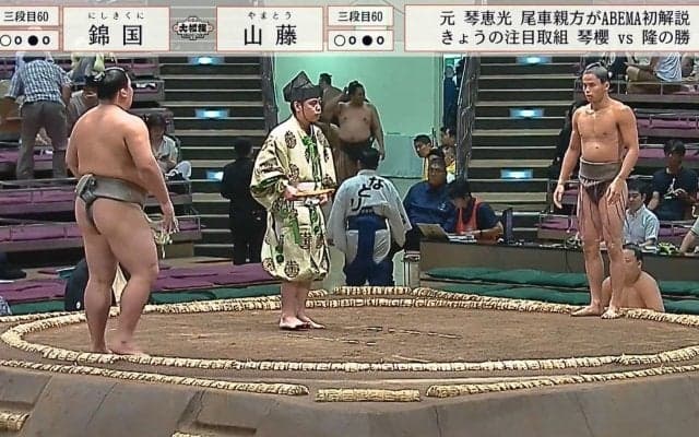 “極細”マッチョ力士の筋肉美に熱視線 77キロ差の巨体を強烈掛け投げ「ほそいなー」「一般人の体型なのに」驚きの声も