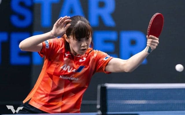 長﨑美柚が4強入りで5ランクアップの24位に浮上　早田ひなが5位、張本美和が8位、伊藤美誠が9位で順位は変わらず【卓球 世界ランキング】
