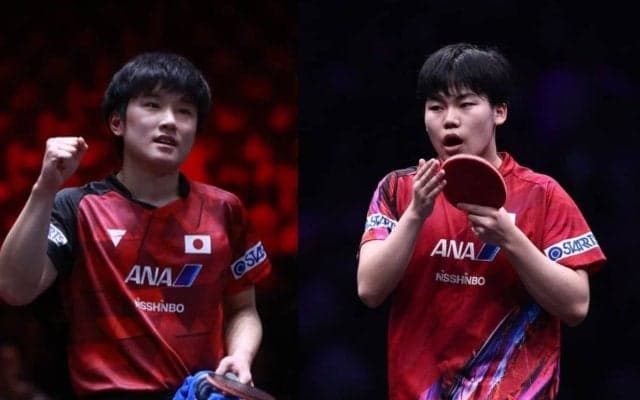 張本智和、松島輝空との注目マッチアップが実現　2024年は1勝1敗の両者、現エースと次世代背負うサウスポーが激突【WTTチャンピオンズマカオ】