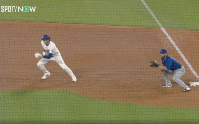 ウソだろ！？ 大谷翔平に「ドン引き」 笑ってたのに… いきなりスタート→余裕の“爆速盗塁”に球場騒然