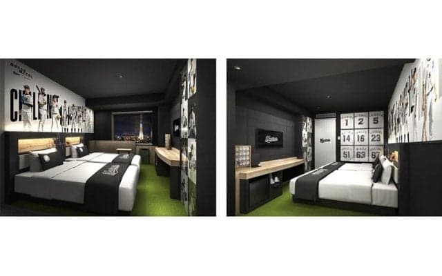 「マリーンズルーム」がリニューアル　球団とホテルがコラボ…部屋には選手のユニも