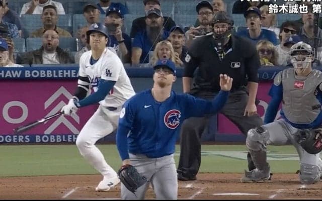 大谷翔平、超速47号に“ドン引き顔”　被弾した投手の様子がおかしくなる「泣きそう」「また被害者の会か」