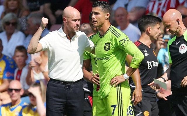 C・ロナウドの痛烈批判にテン・ハグ監督が反論「意見を言う権利はある。ただ私に影響はない」、週末敗れれば38年ぶり最悪スタートに