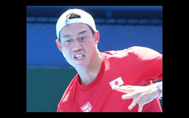 錦織圭 デ杯 単複3試合に出場