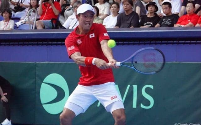 錦織圭、6年ぶりの国内有観客試合でストレート勝ち！2勝目挙げて来年のファイナル予選出場に王手 [デビスカップ／コロンビア戦]
