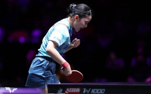 張本美和、孫穎莎との準決勝は2連続デュースの激闘　1ゲーム奪取の16歳が逆転で初勝利なるか【WTTチャンピオンズマカオ】