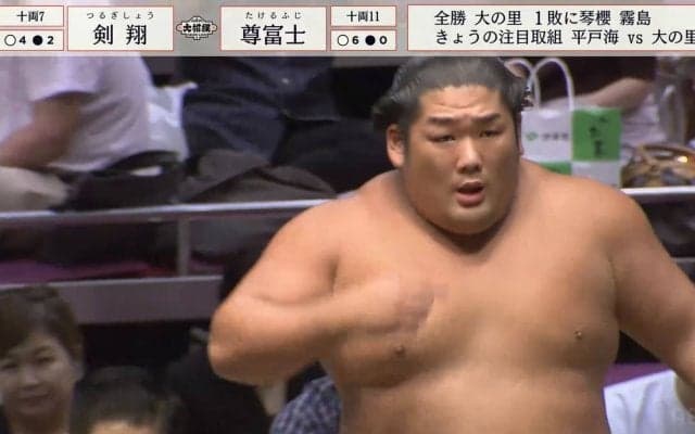 「真っ赤だ」「燃えている」尊富士の“ド派手な化粧まわし”が大沸騰「かっこいい」「素敵だ」反響続々