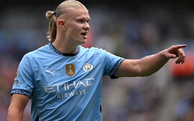 ハーランドが開幕4戦9発でプレミア史上最高の滑り出し！　開始22秒失点のシティ救う2発でペップ称賛　「使わない手はない武器」