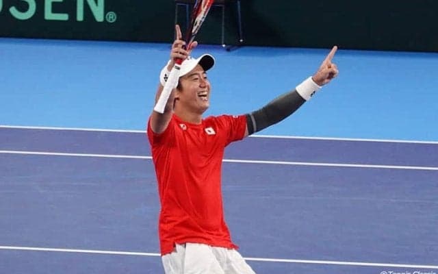 西岡良仁がエース対決を制して日本を勝利に導く！来年のファイナル予選進出決定[デビスカップ／コロンビア戦]