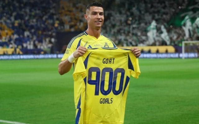 通算900ゴール達成のC・ロナウド、ACLエリート初戦はウイルス感染で欠場