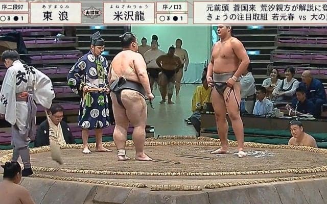 「しかしイケメン」「整ってる」19歳・190センチの新人力士、格上相手に“3発圧勝” 端正なルックスにファン注目