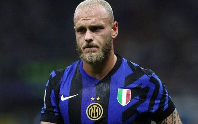 大一番控えるインテルに打撃…ディマルコが負傷によってCL初戦欠場の見込み