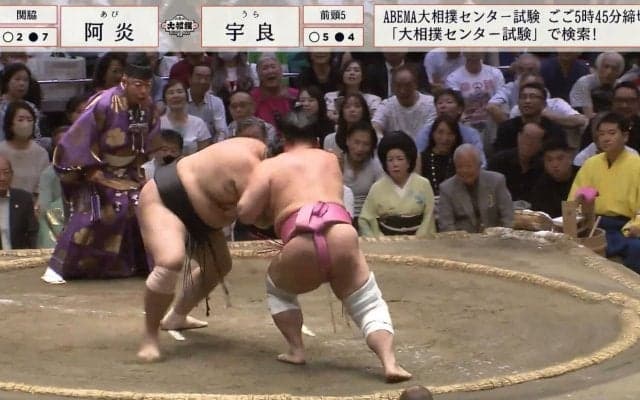 「天才やん」人気力士が“一瞬の閃き”で見せた芸術的技術に館内大沸騰「痺れるねぇ」