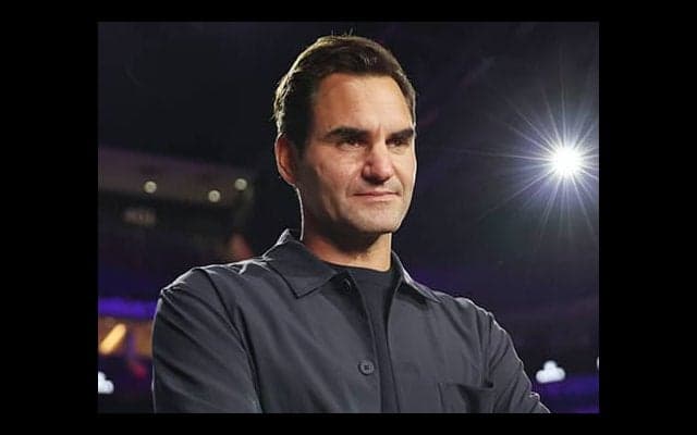 フェデラー レーバ杯会場に登場