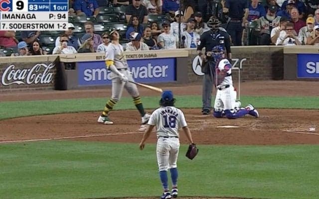 アイツ、大丈夫か？ 今永昇太が「やりすぎ」 バットにかすりもしない… 相手打者の様子がおかしくなる「攻略は無理」