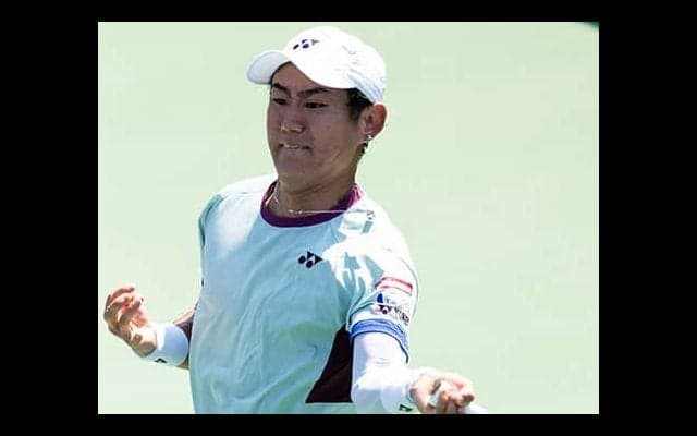 西岡良仁 完勝で初戦突破