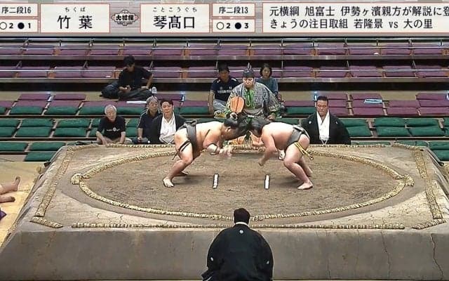 「破壊力ヤバい」「たまらん」大相撲中継に映り込んだ“相撲愛全開”のバッグにファン笑撃