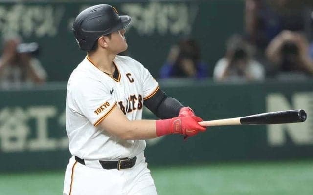 巨人・岡本和真が豪快25号2ラン　直近4戦3発、打点トップ浮上…優勝マジック8へ前進