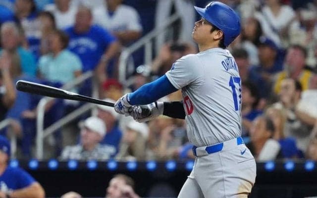 大谷翔平、49号2ランで50-50に“王手”　ド軍最多記録タイ…4安打5打点2盗塁に敵地騒然