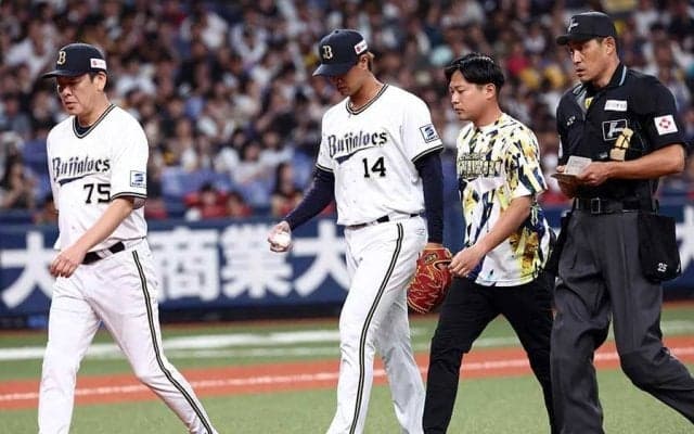 オリ宇田川が右肘浅指屈筋の筋損傷で離脱　13日の鷹戦で緊急降板…球団発表