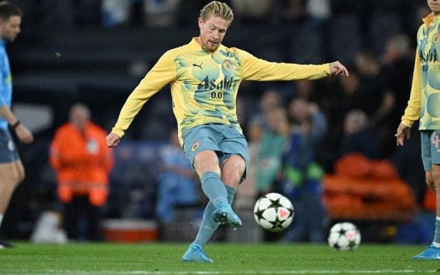 シティが司令塔不在でアーセナル戦か…CL初戦で交代のデ・ブライネに欠場の可能性