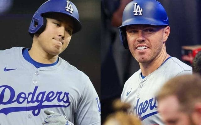 大谷翔平に“ポンポン”…フリーマンの神対応が「泣ける」　中継が捉えた奇跡の瞬間