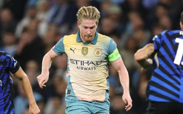 アーセナルとの大一番へ…負傷のデ・ブライネにグアルディオラ監督「出場する可能性ある」、フォーデンの復帰は「嬉しい」