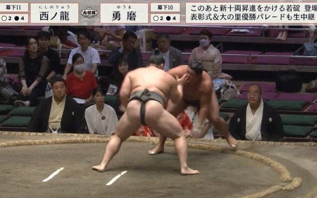 「ちょ、勝負あったって！」行司が慌てて力士を静止するハプニングに騒然「笑ってしまった」「可愛いの見れた〜」悶絶するファンも