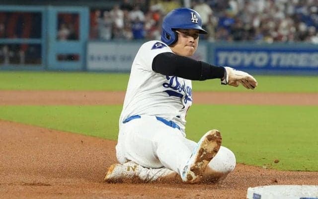 大谷翔平、54盗塁で「52-54」　イチロー氏の日本人記録へあと2…驚異の成功率93.1％