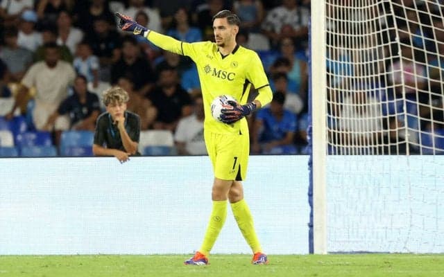 ナポリに痛手…守護神メレトが内転筋のケガで1カ月程度の離脱に