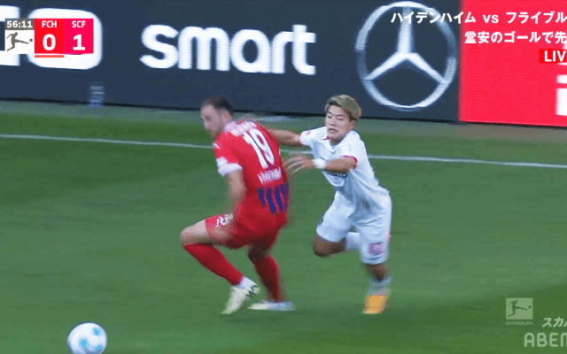 堂安律の“華麗すぎるターン”が話題沸騰「上手すぎるって！」「もう最高！」キレッキレのドリブル突破にファン大興奮