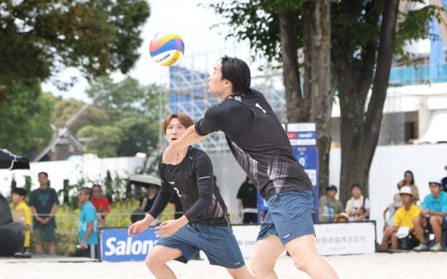 WD名古屋 高梨＆市川の“ダブル健太”がビーチバレーボール参戦「できなかったからこそ楽しい」
