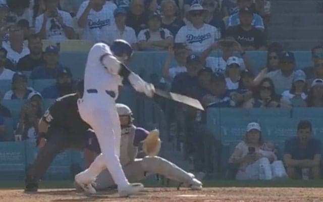 地獄に叩き落とした！ 大谷翔平、劇的53号は「狙ってた？」 豪快フルスイング→185キロ“弾丸ライナー”が「悪夢」「無慈悲すぎ」